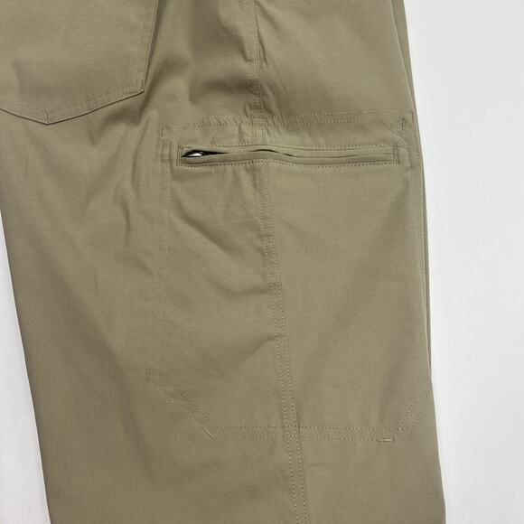 Eddie Bauer Mens Rainier Tech Pants Size 38x30 Zip Pocket Stretch - Picture 9 of 13